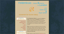 Desktop Screenshot of feldenkraislondon.com