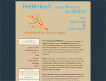 Tablet Screenshot of feldenkraislondon.com